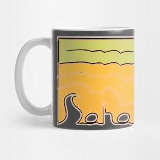 graphic sand Mug